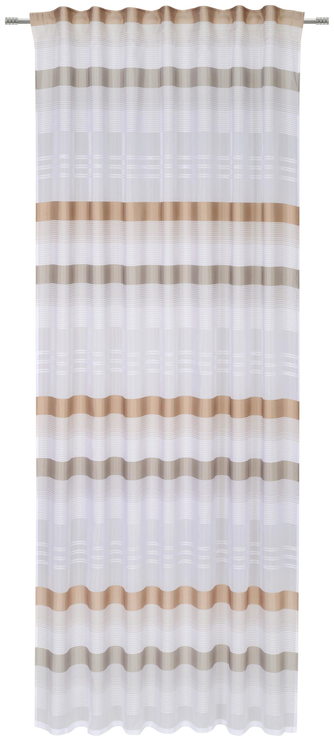 GOTOVA ZAVJESA siva, bež  140/245 cm  - siva/bež, Konvencionalno, tekstil (140/245cm) - Esposa