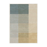 FLACHWEBETEPPICH Wohnzimmer 100/300 cm Kece-Fr59 Gelb rechteckig  - Gelb, Basics, Kunststoff (100/300cm)