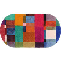 FUßMATTE 50/90 cm Mosaique  - Multicolor, Design, Kunststoff/Textil (50/90cm) - wash+dry