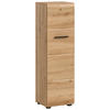 MIDISCHRANK 30/106/30 cm  - Schwarz/Eiche Artisan, Basics, Holzwerkstoff/Kunststoff (30/106/30cm) - MID.YOU