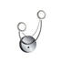 WANDLEUCHTE - Chromfarben, Design, Metall (31/40cm) WANDLEUCHTE - Chromfarben, Design, Metall (31/40cm)