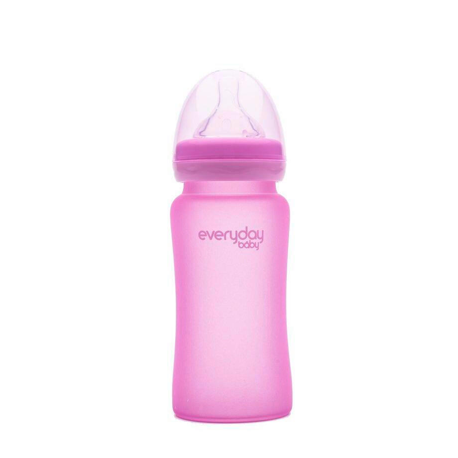 DJEČJA BOCA  240 ml     - pink, Basics, staklo (6,5/21,8/6,7cm) - Everyday Baby