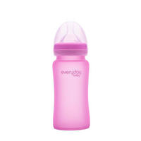 DJEČJA BOCA  240 ml     - pink, Basics, staklo (6,5/21,8/6,7cm) - Everyday Baby