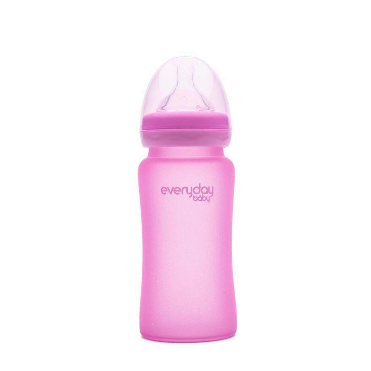 DJEČJA BOCA  240 ml     - pink, Basics, staklo (6,5/21,8/6,7cm) - Everyday Baby