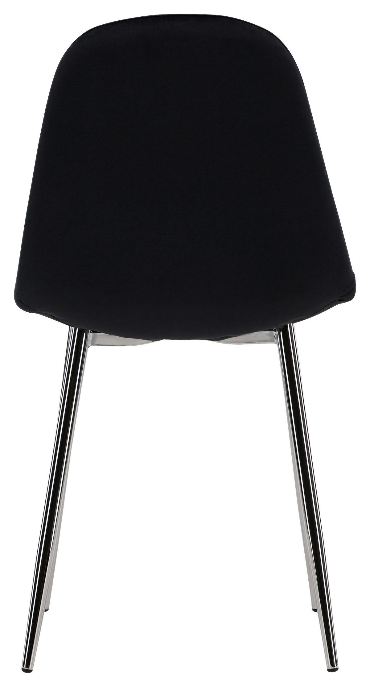 STOLSET 2 styck stål sammet  - svart, Design, metall/textil (45/90/52cm) - Livetastic