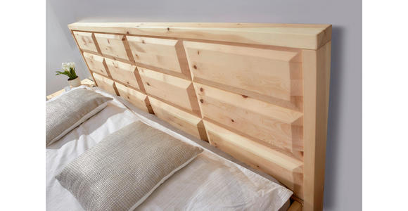 BETT 180/200 cm  in Zirbelkieferfarben   - Zirbelkieferfarben, Natur, Holz (180/200cm) - Valnatura
