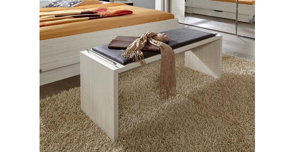 BETTANLAGE 180/200 cm in Braun, Lärchefarben - Lärchefarben/Braun, Design, Holzwerkstoff/Textil (180/200cm) - Dieter Knoll