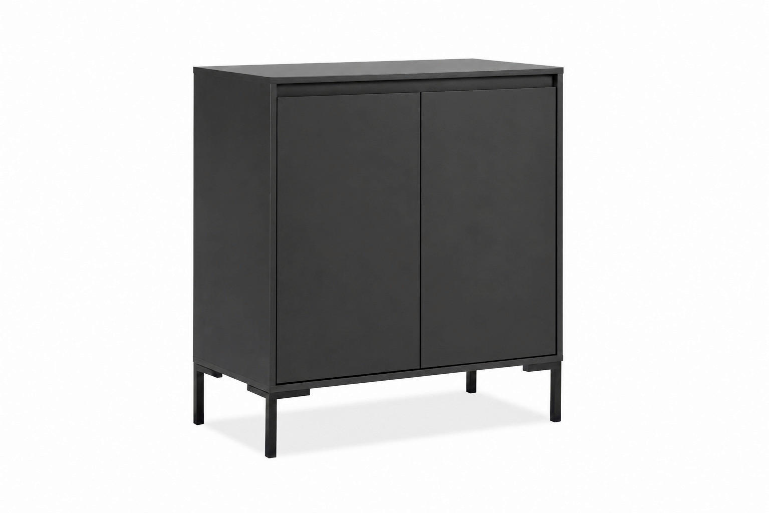KOMMODE , 81/87/40 cm,  - Schwarz, Design, Holzwerkstoff (81/87/40cm) - MID.YOU