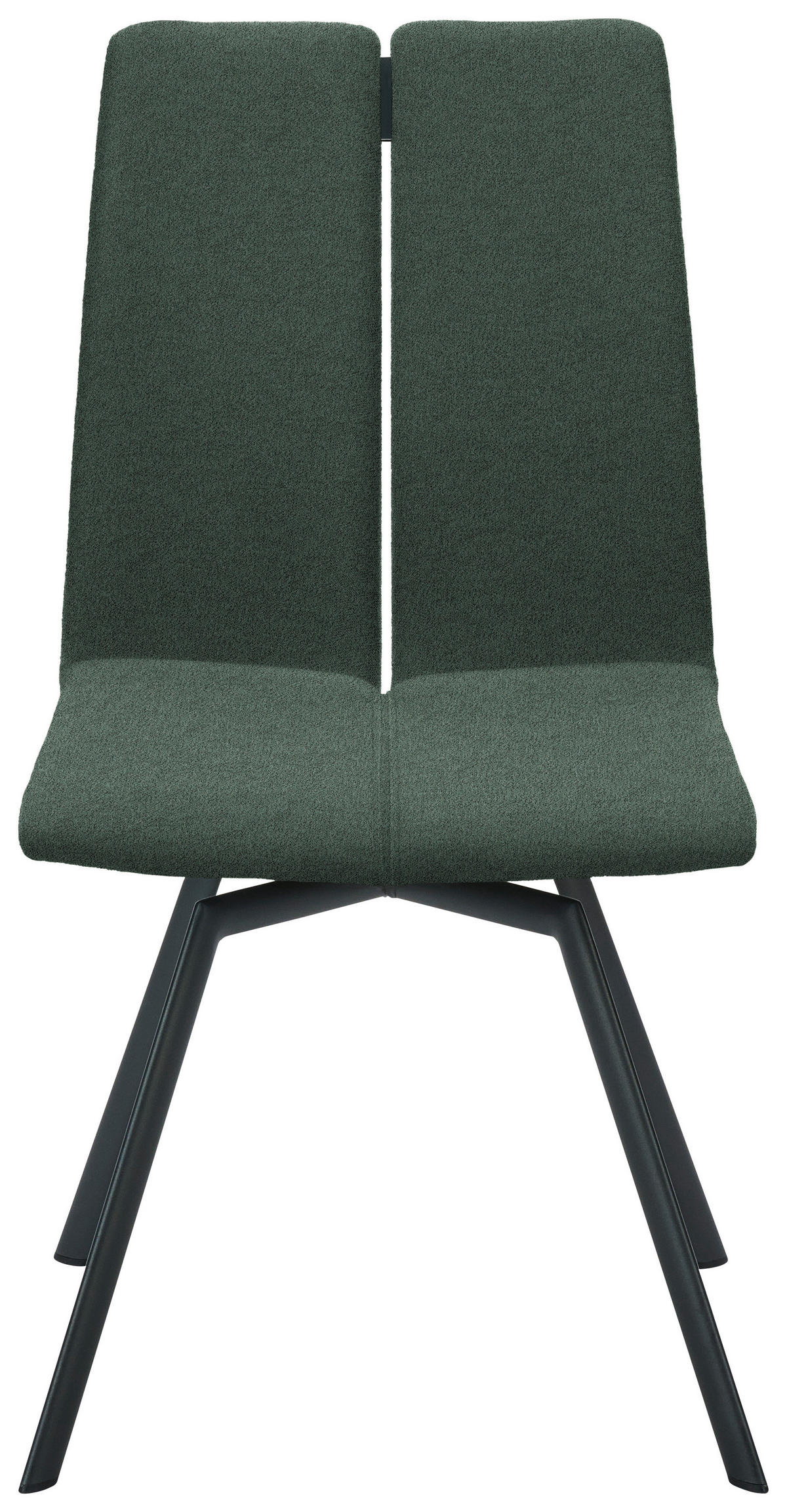 STUHL  Lederauswahl, Stoffauswahl, Typenauswahl Struktur  - Anthrazit/Opal, Design, Textil/Metall (50/92/64cm) - Venjakob