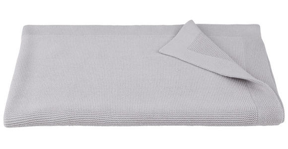 PLAID 130/170 cm - Hellgrau, Basics, Textil (130/170cm) - Ambiente