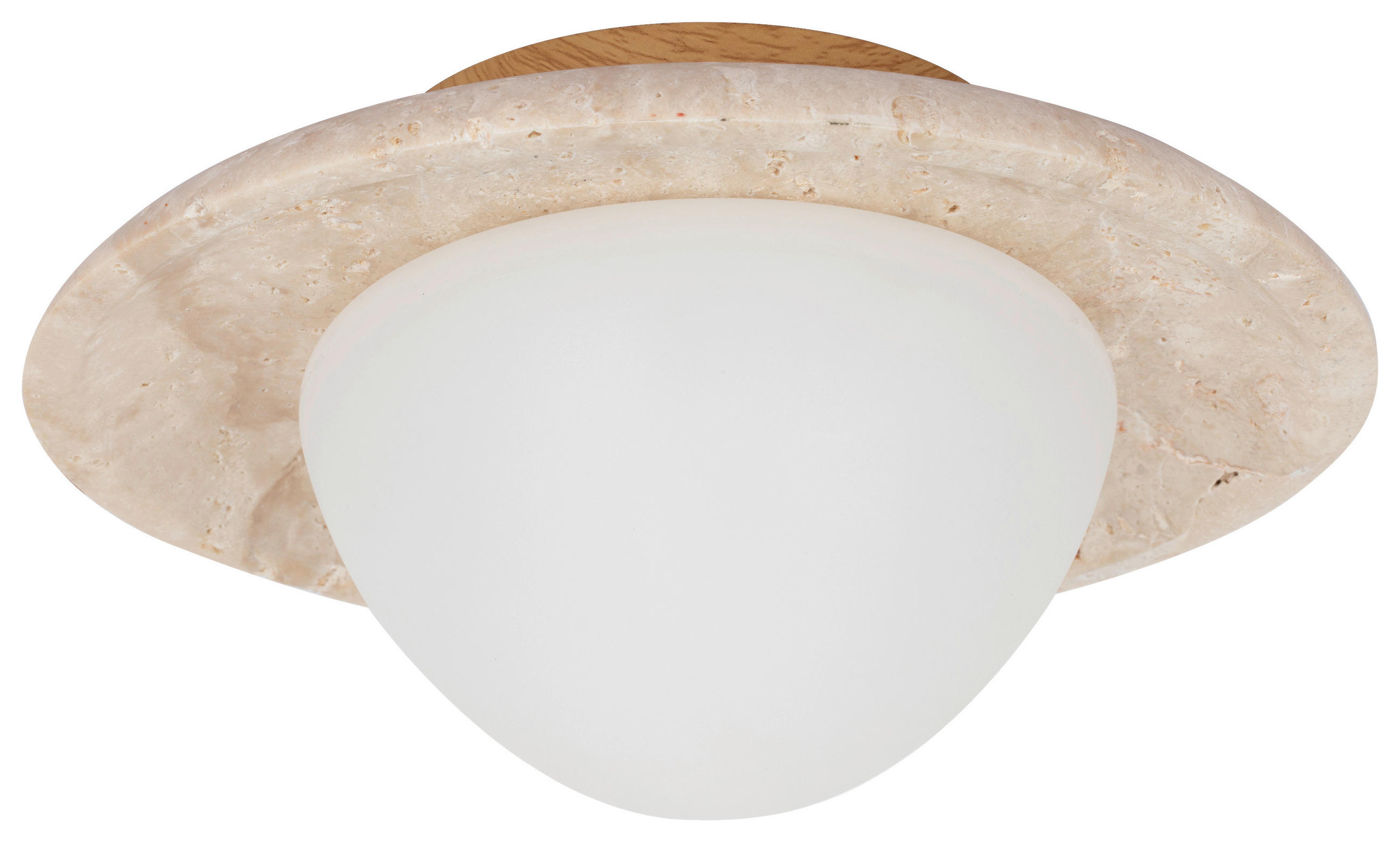 Thumbnail - Collet's Monde Deckenleuchte, Weiß, Beige, Metall, Glas, Stein, Kreise,Kreise, rund,rund, 10 cm, RoHS, CE, Lampen & Leuc...