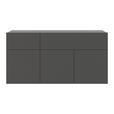 SIDEBOARD Newniq  in 150/75/42 cm  - Anthrazit, Design, Holzwerkstoff (150/75/42cm) - Hom`in