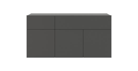 SIDEBOARD Newniq  in 150/75/42 cm  - Anthrazit, Design, Holzwerkstoff (150/75/42cm) - Hom`in