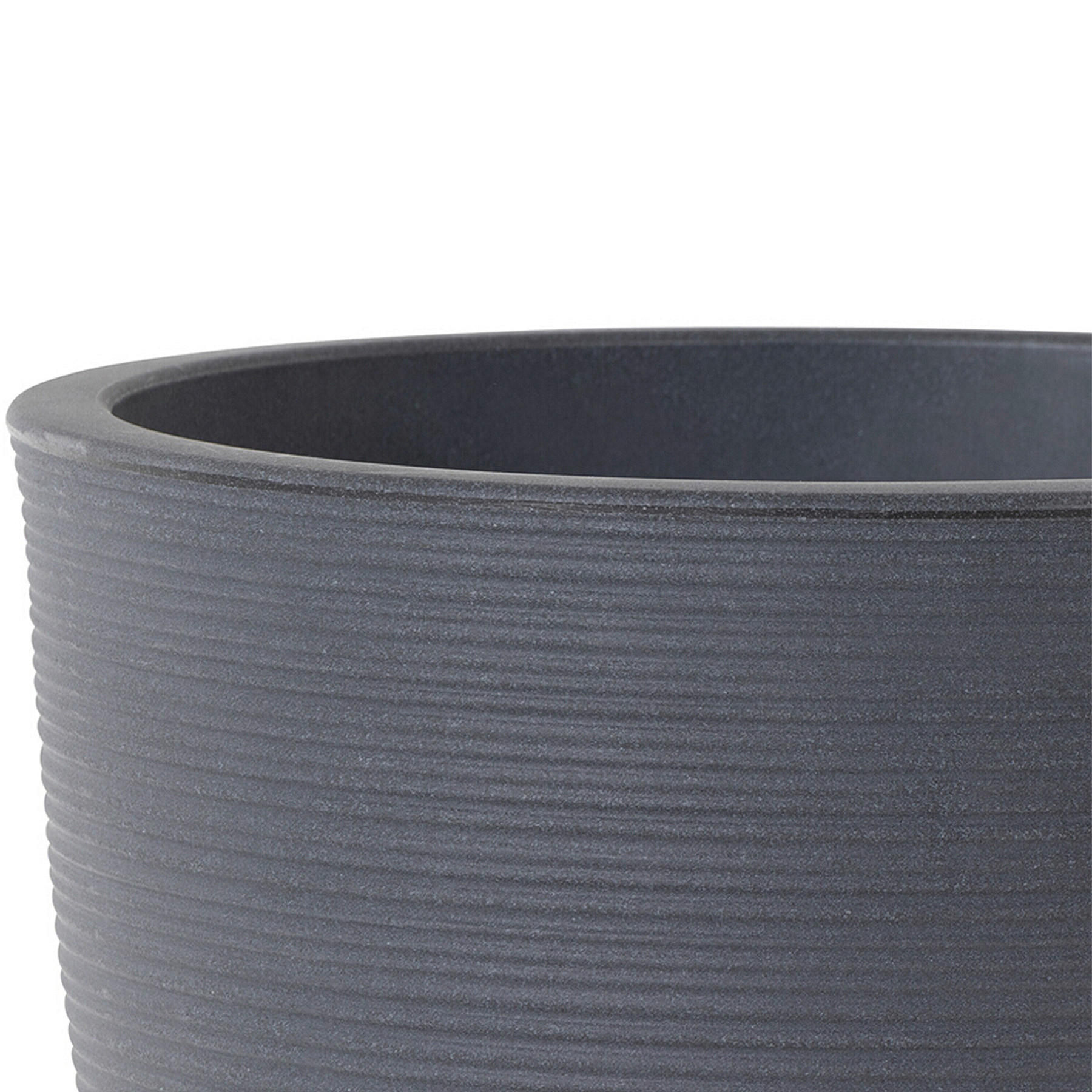 PFLANZENTOPF   - Anthrazit, Basics, Kunststoff (58/49cm) - Siena Garden