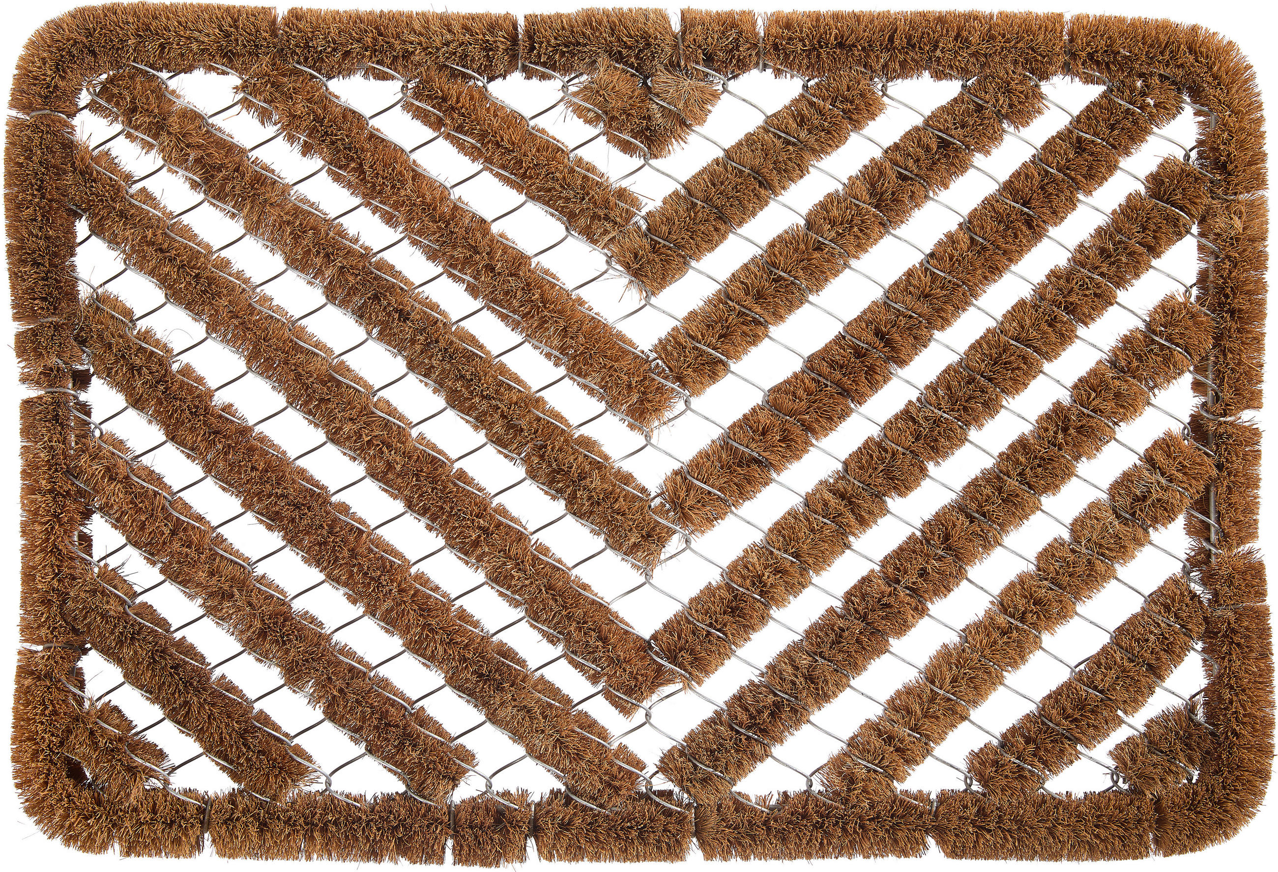 FUSSMATTE  40/60 cm  Naturfarben  Abstraktes  - Naturfarben, KONVENTIONELL, Naturmaterialien (40/60cm) - Esposa
