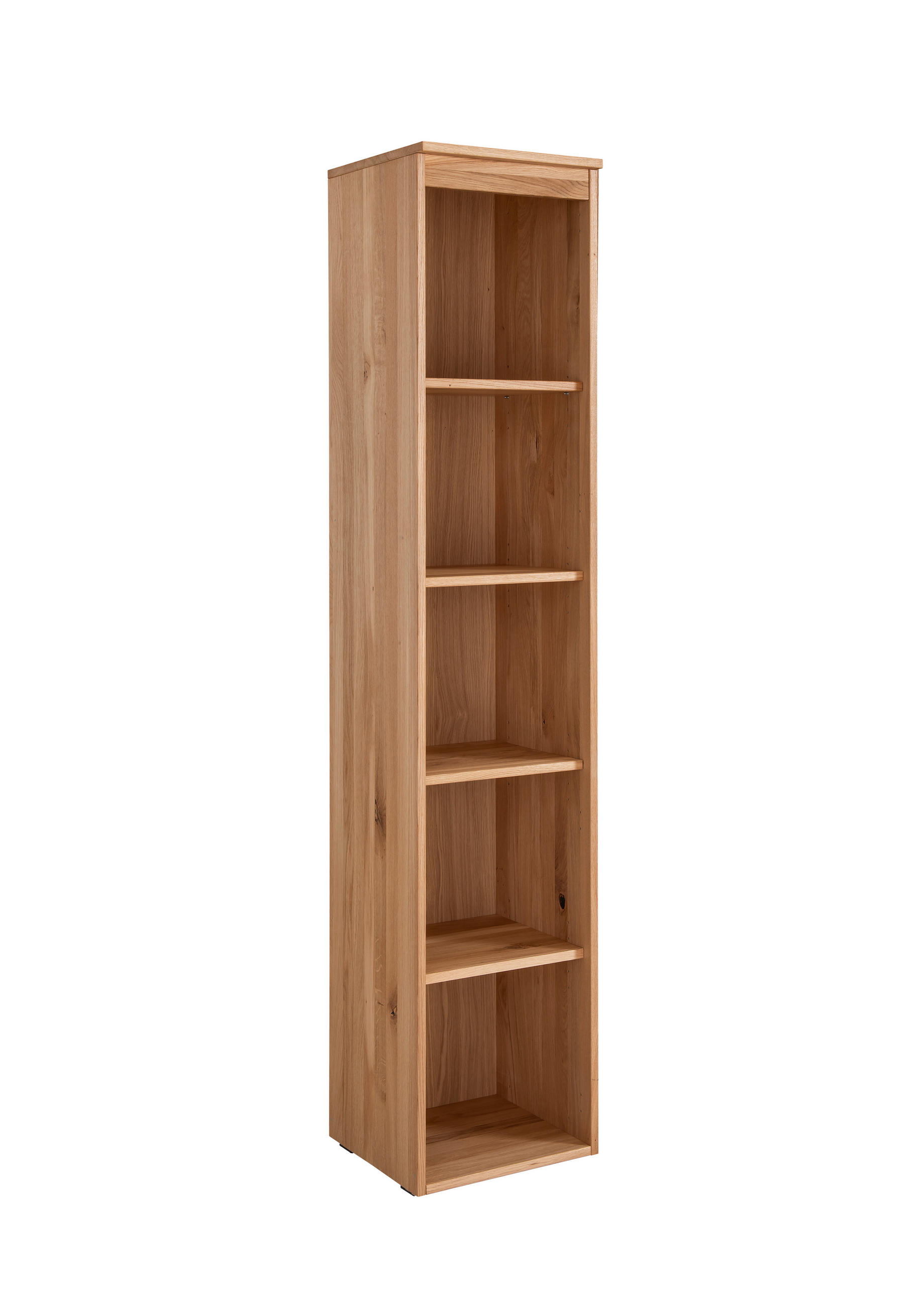 AKTENREGAL Asteiche massiv Eichefarben  - Eichefarben, KONVENTIONELL, Holz (40/194/39cm) - Linea Natura