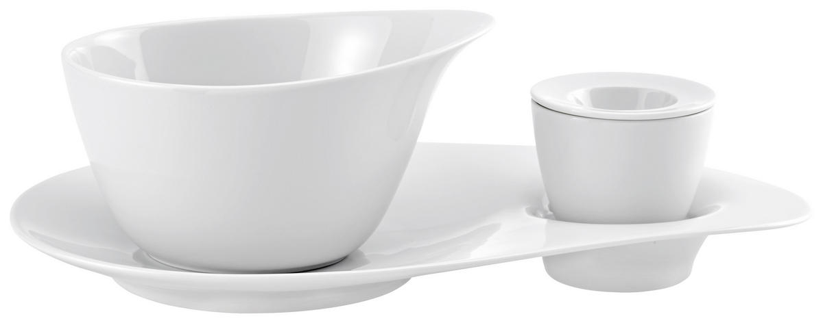 MÜSLISCHALE Life 14 cm  - Weiß, KONVENTIONELL, Keramik (14cm) - Seltmann Weiden