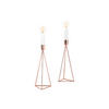 KERZENHALTER-SET - Kupferfarben, Basics, Metall (9,5/24,2cm) - Echtwerk