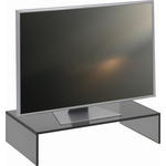 TV-AUFSATZ in Grau  - Grau, Design, Glas (60/14/35cm) - Xora