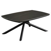 COUCHTISCH 120/70/46 cm Schwarz  - Schwarz, Design, Keramik/Metall (120/70/46cm) - Stylife