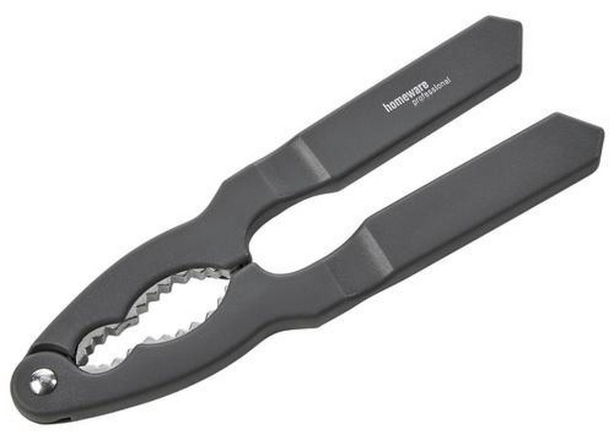 LOUSKÁČEK NA OŘECHY - šedá, Basics, kov/plast (18cm) - Homeware Profession.