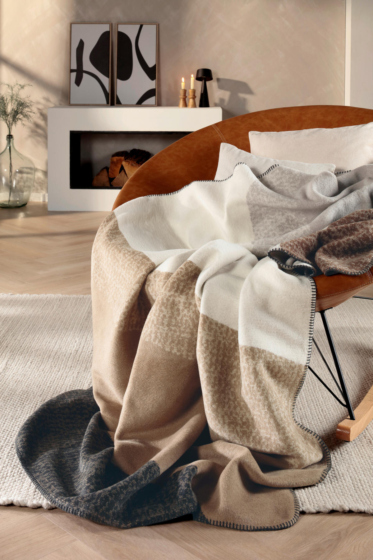 DECKE Essentials 2026 150/200 cm  - Multicolor, Basics, Kunststoff/Textil (150/200cm)