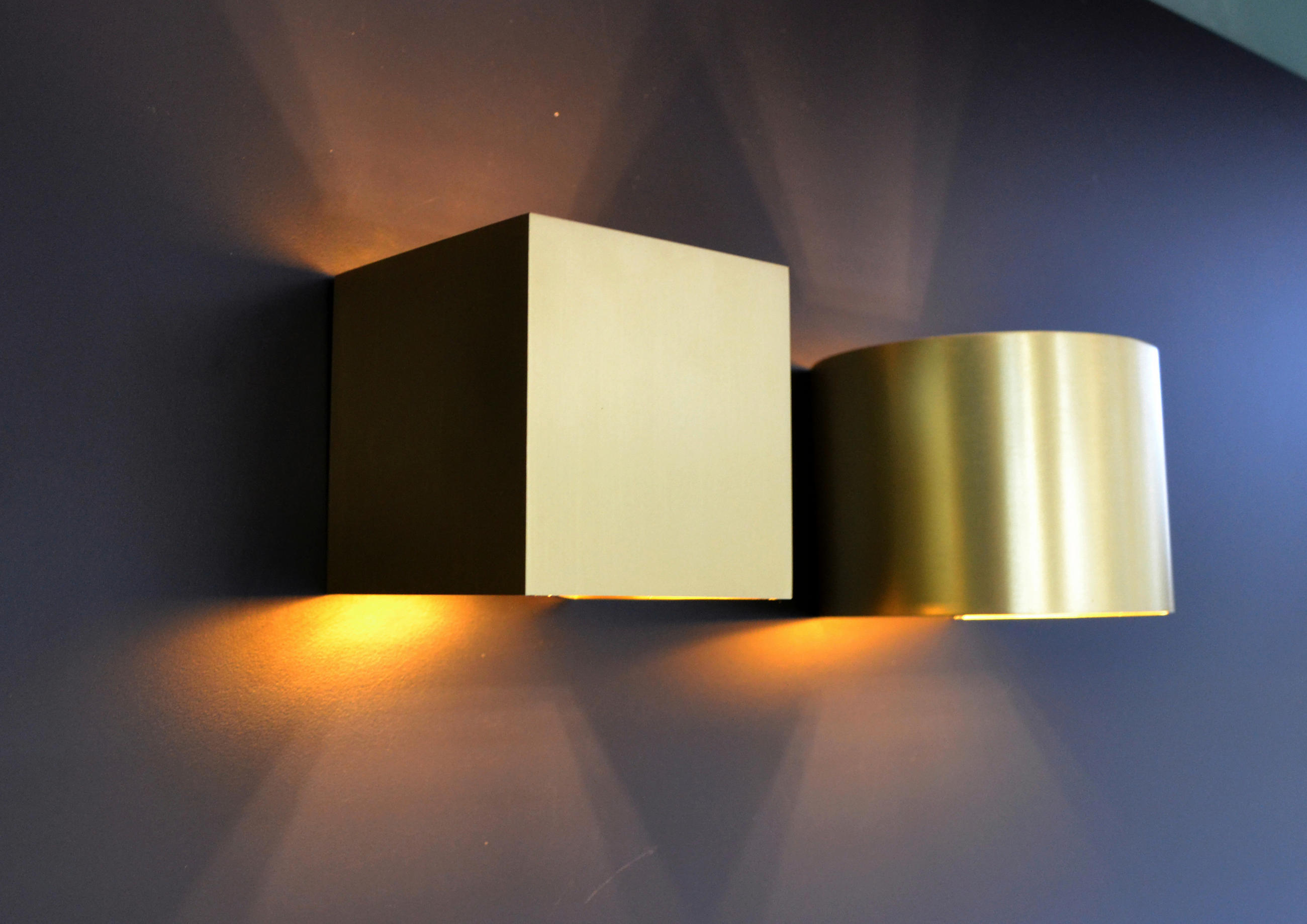 LED-WANDLEUCHTE XIO 11/13/9.7 cm   - Messingfarben, Design, Metall (11/13/9.7cm) - Lucide