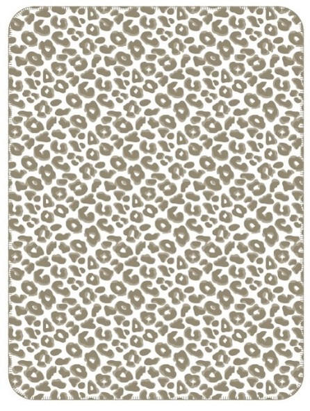 DOMÁCÍ DEKA, bavlna, 150/200 cm - bílá/šedohnědá, Trend, textil (150/200cm) - Dieter Knoll