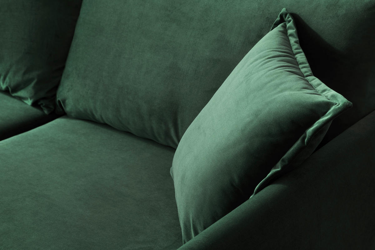 ECKSOFA Eckteil  ROSSANA-REC.2S Grün  - Grün, MODERN, Holz/Textil (258/160cm) - MID.YOU