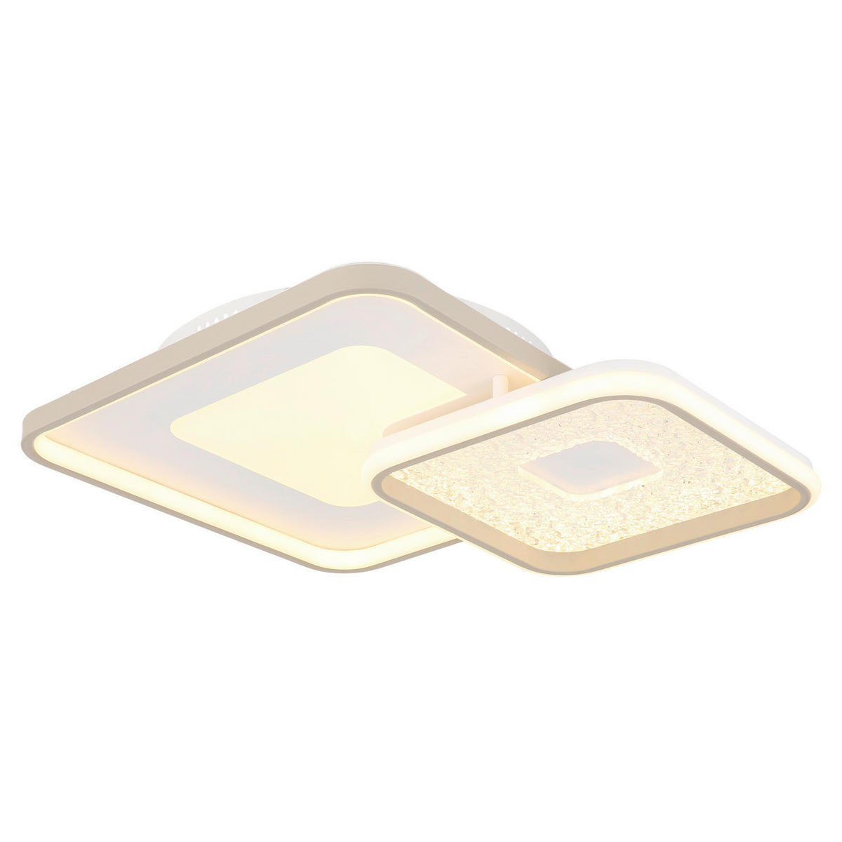 Plafonieră Cu Led    50/50/9 cm  - alb/nisipiu, Basics, plastic/metal (50/50/9cm)