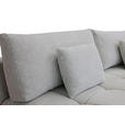 BOXSPRINGSOFA in Chenille Ecru  - Ecru/Schwarz, MODERN, Kunststoff/Textil (210/72/105cm) - Cantus