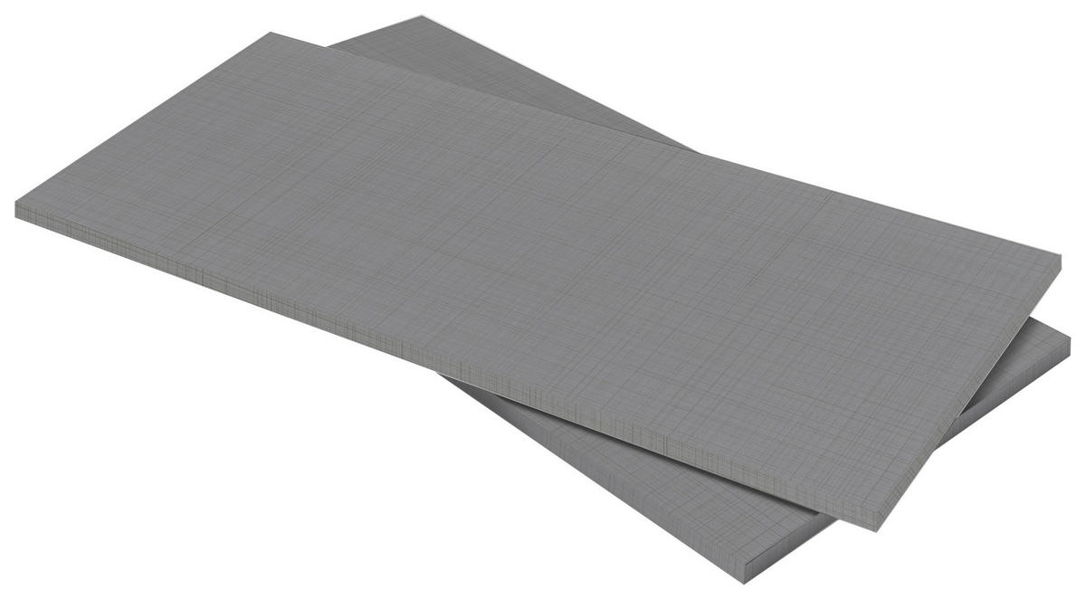EINLEGEBODENSET 96/2/50 cm   - Grau, Holzwerkstoff (96/2/50cm) - Carryhome