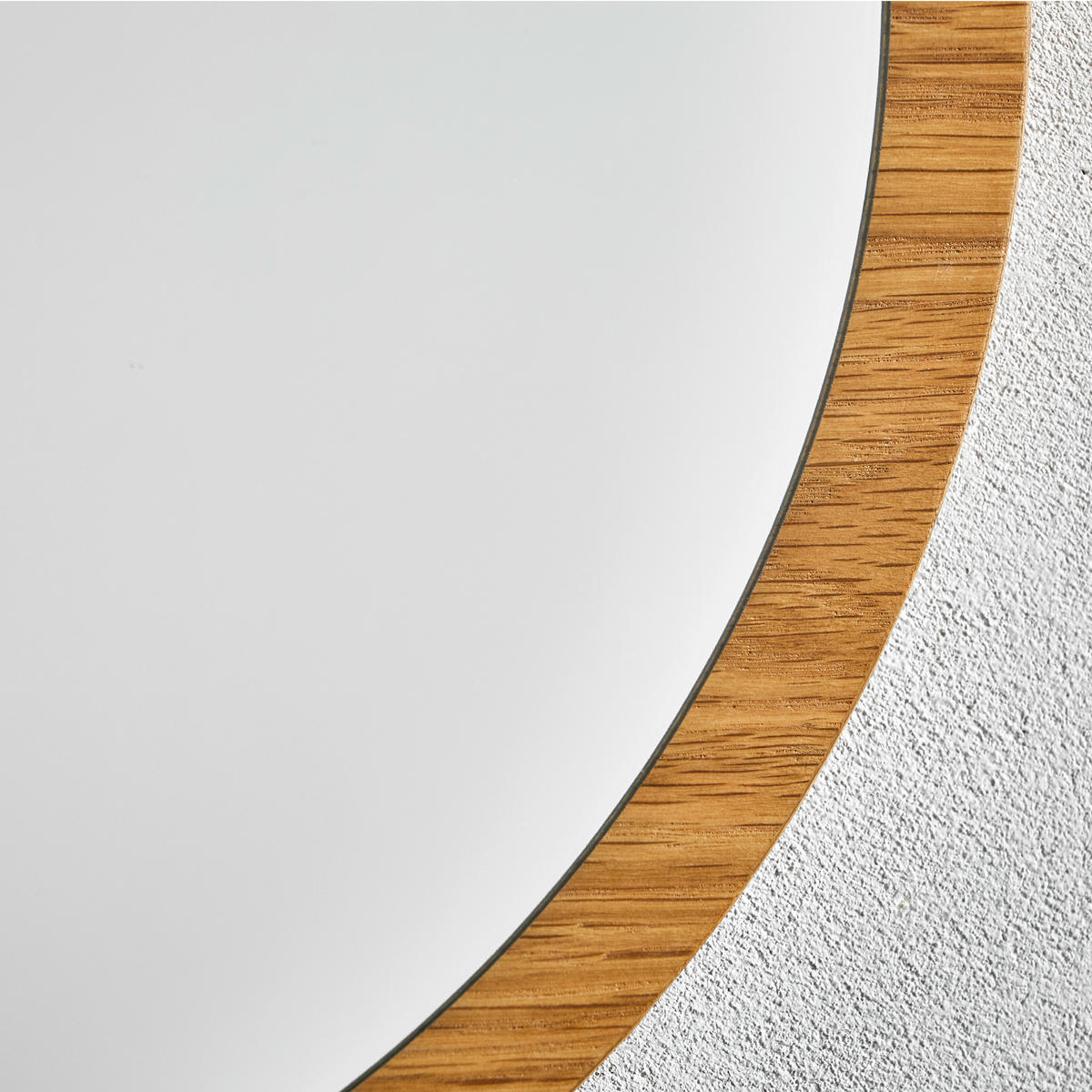 WANDSPIEGEL 75/75/2 cm  - Eichefarben, Natur, Glas/Holz (75/75/2cm) - MID.YOU