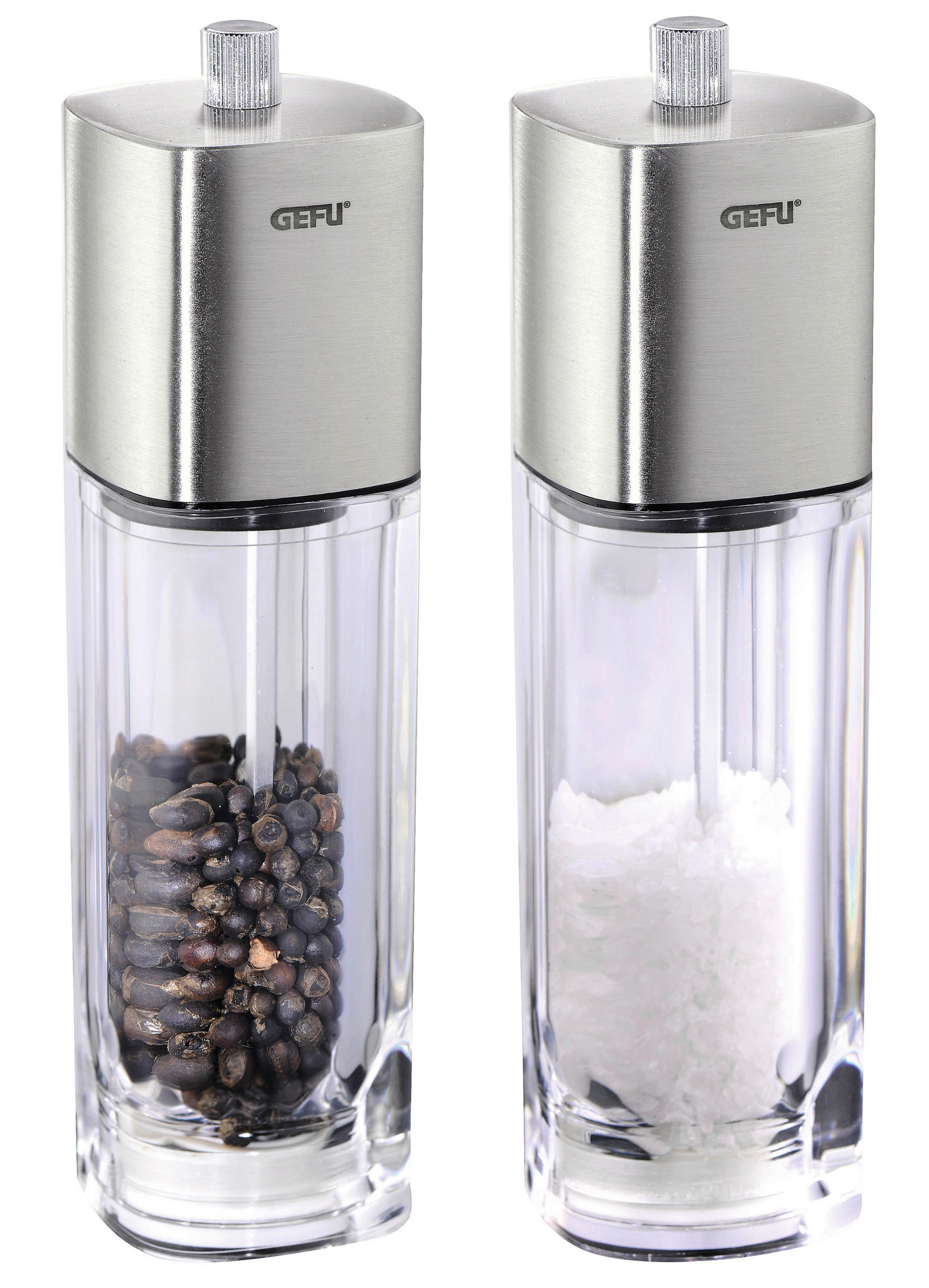 MLÝNEK NA SŮL A PEPŘ - Basics, kov/plast (5/18cm) - Gefu