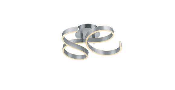 LED-DECKENLEUCHTE 54/19,5 cm  - Graublau, Design, Metall (54/19,5cm) - Novel