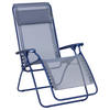 GARTEN-RELAXSESSEL Stahl  - Blau, Basics, Kunststoff/Textil (67/114/88cm) - Lafuma Mobilier