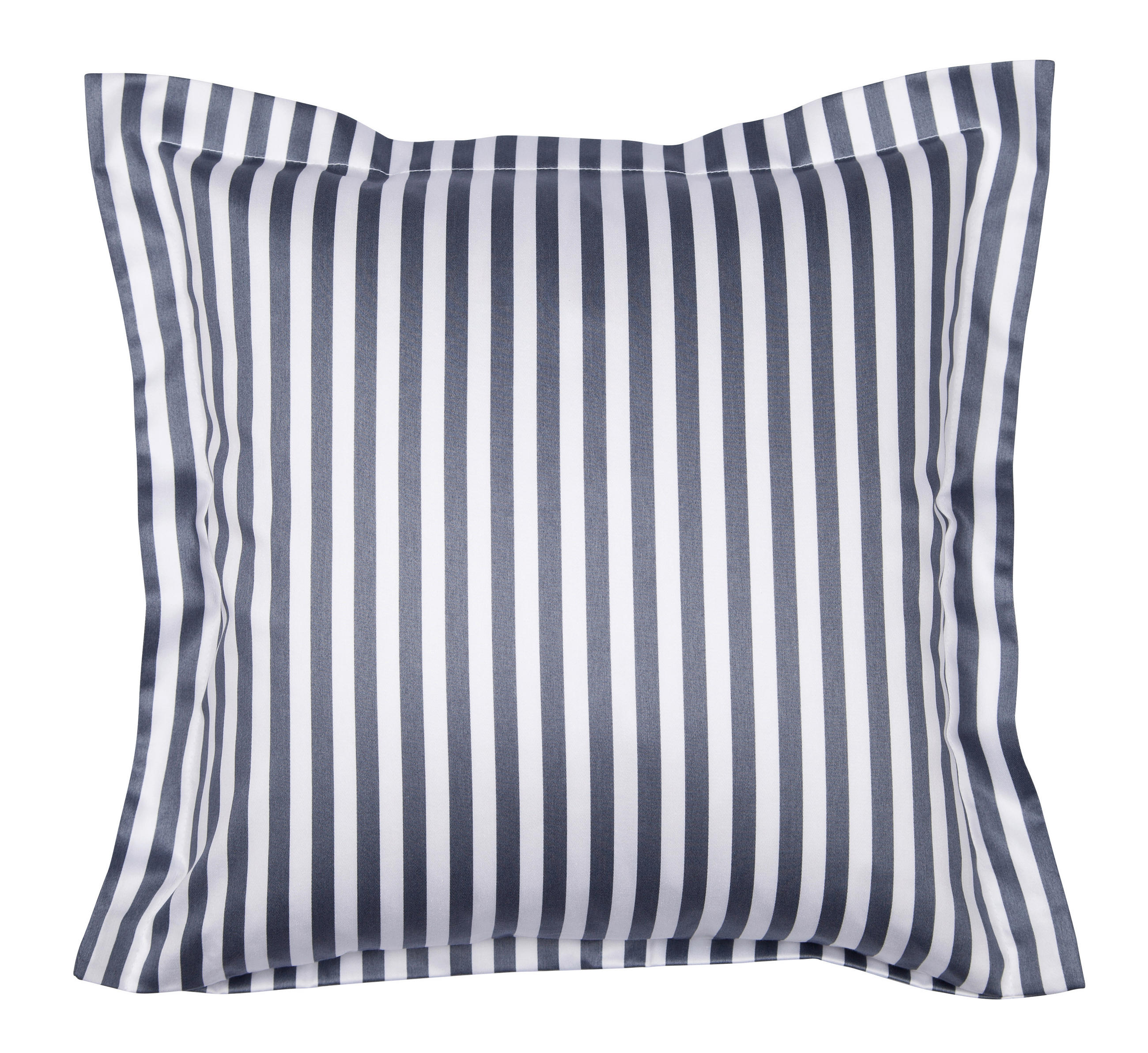 KISSENHÜLLE Giorgio 40/40 cm  - Anthrazit/Weiß, KONVENTIONELL, Textil (40/40cm) - Janine
