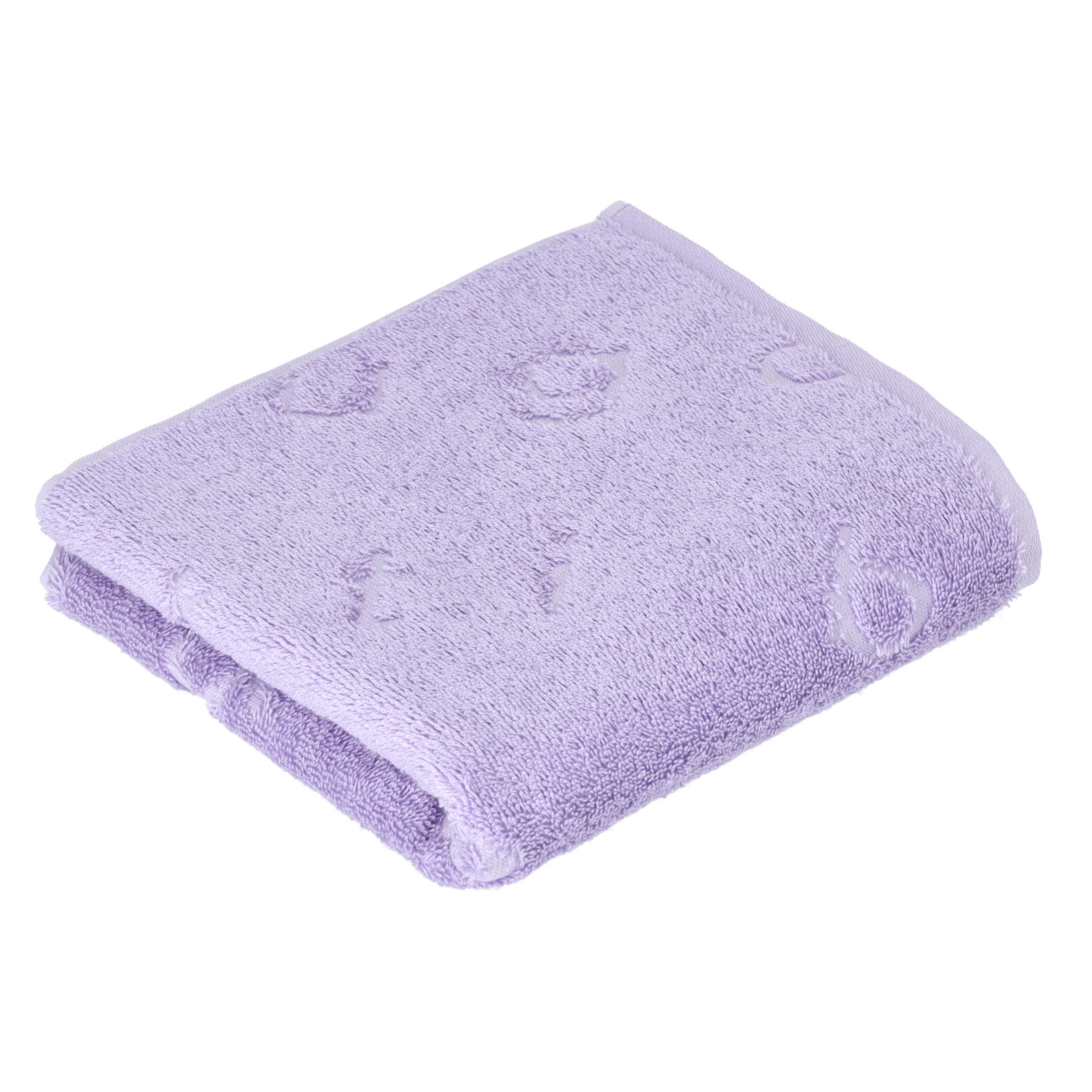 HANDTUCH 50/100 cm TRENTINO Violett  - Violett, KONVENTIONELL, Textil (50/100cm) - Vossen