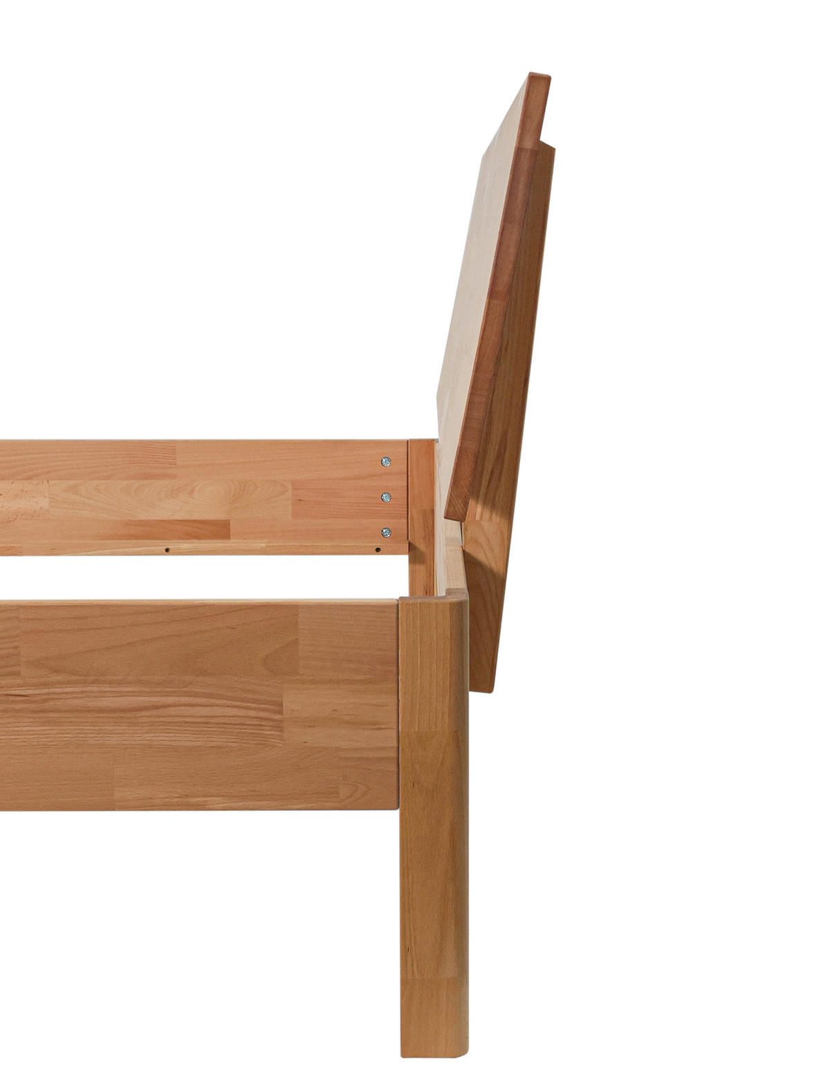 BETT 180/200 cm  Kernbuche   - Kernbuche, Natur, Holz (180/200cm) - P & B