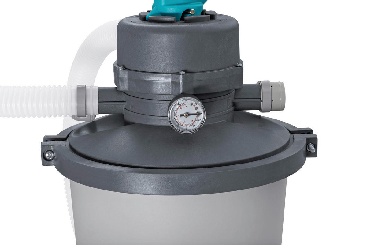 SANDFILTERPUMPE 58515  - Orange/Weiß, KONVENTIONELL, Kunststoff/Metall (30,6/30,6/62cm) - Bestway