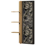 WANDBOARD  80/145/19 cm  - Graphitfarben/Eiche Artisan, Design, Holzwerkstoff (80/145/19cm) - Cantus