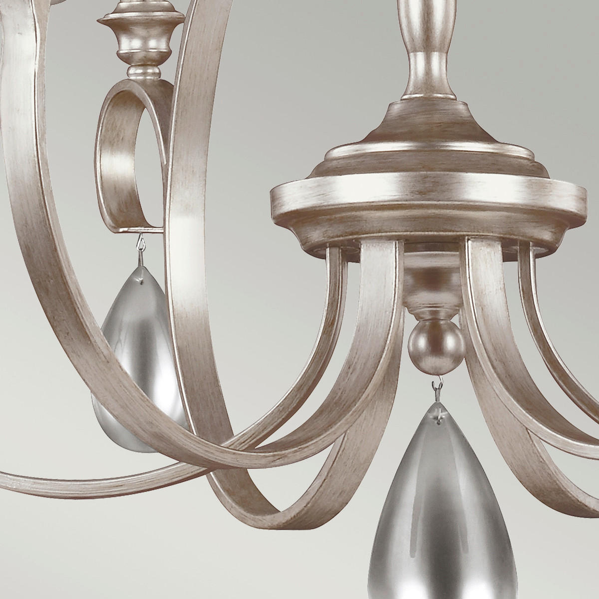 TAKKRONA Elstead Dewitt 77.5/102.9 cm  - silver, Klassisk, metall (77.5/102.9cm) - Elstead Lighting