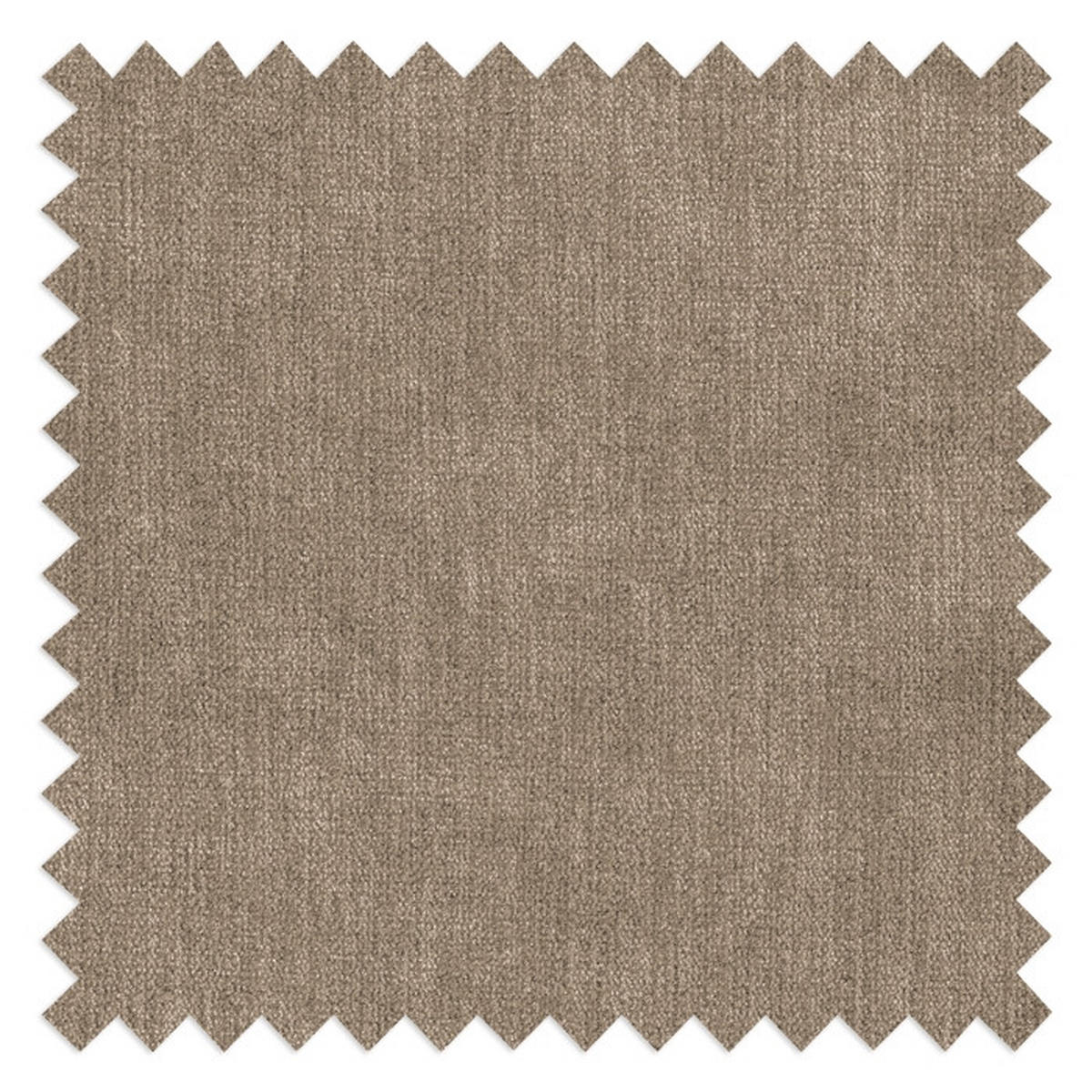 ECKSOFA Schlammfarben Webstoff  - Schlammfarben/Silberfarben, KONVENTIONELL, Textil/Metall (182/82/260cm) - Trendmanufaktur
