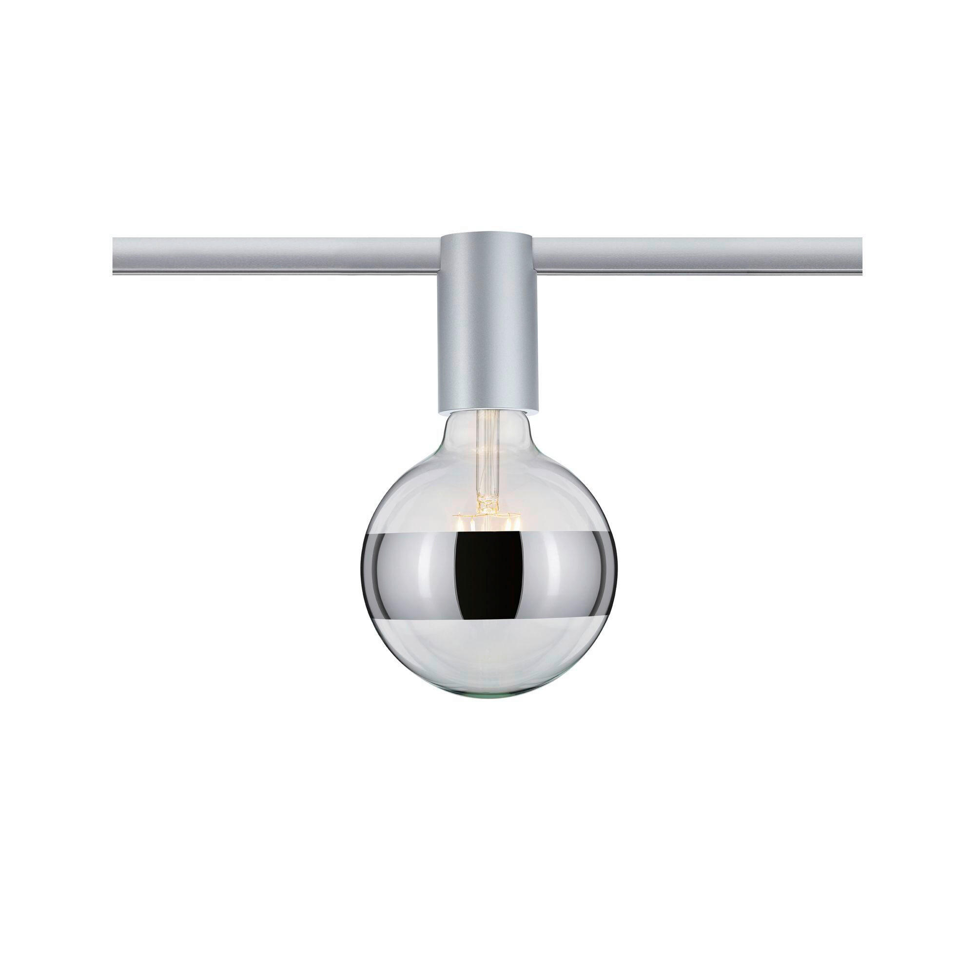 Paulmann Schienensystem-Strahler URail Chrom 5.5x9.6x5.5 cm