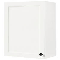 KÜCHENOBERSCHRANK 60/72/35 cm  in Weiß  - Schwarz/Weiß, MODERN, Holzwerkstoff/Metall (60/72/35cm) - Nobilia