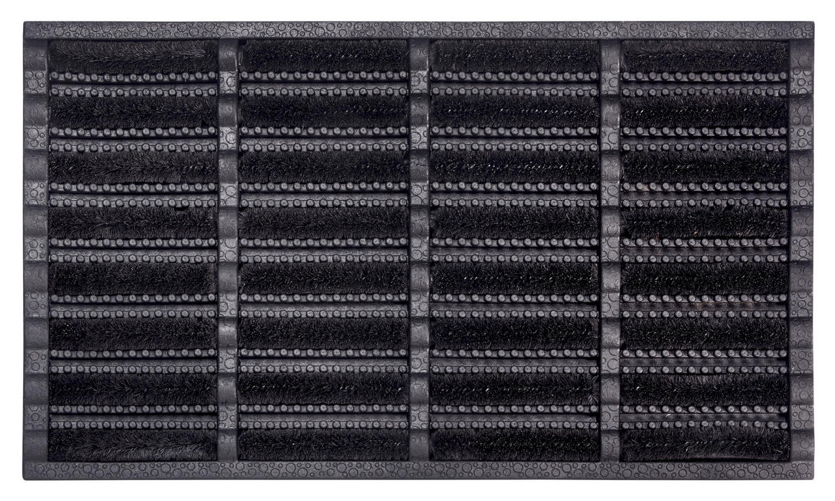 KOKOSMATTE 45/75 cm Mix Mats  - Schwarz, Basics, Naturmaterialien/Kunststoff (45/75cm) - Esposa