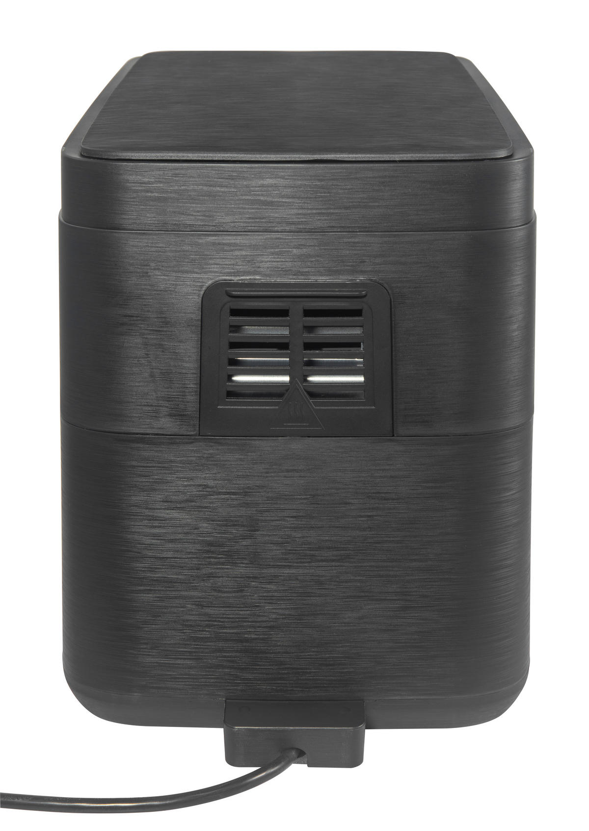 HEIßLUFTFRITTEUSE 6 L  - Schwarz, Trend, Glas/Kunststoff (22,7/45/28,3cm)
