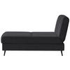 SCHLAFSOFA in Flachgewebe Dunkelgrau  - Dunkelgrau/Schwarz, Modern, Textil/Metall (205/90/92cm) - Novel