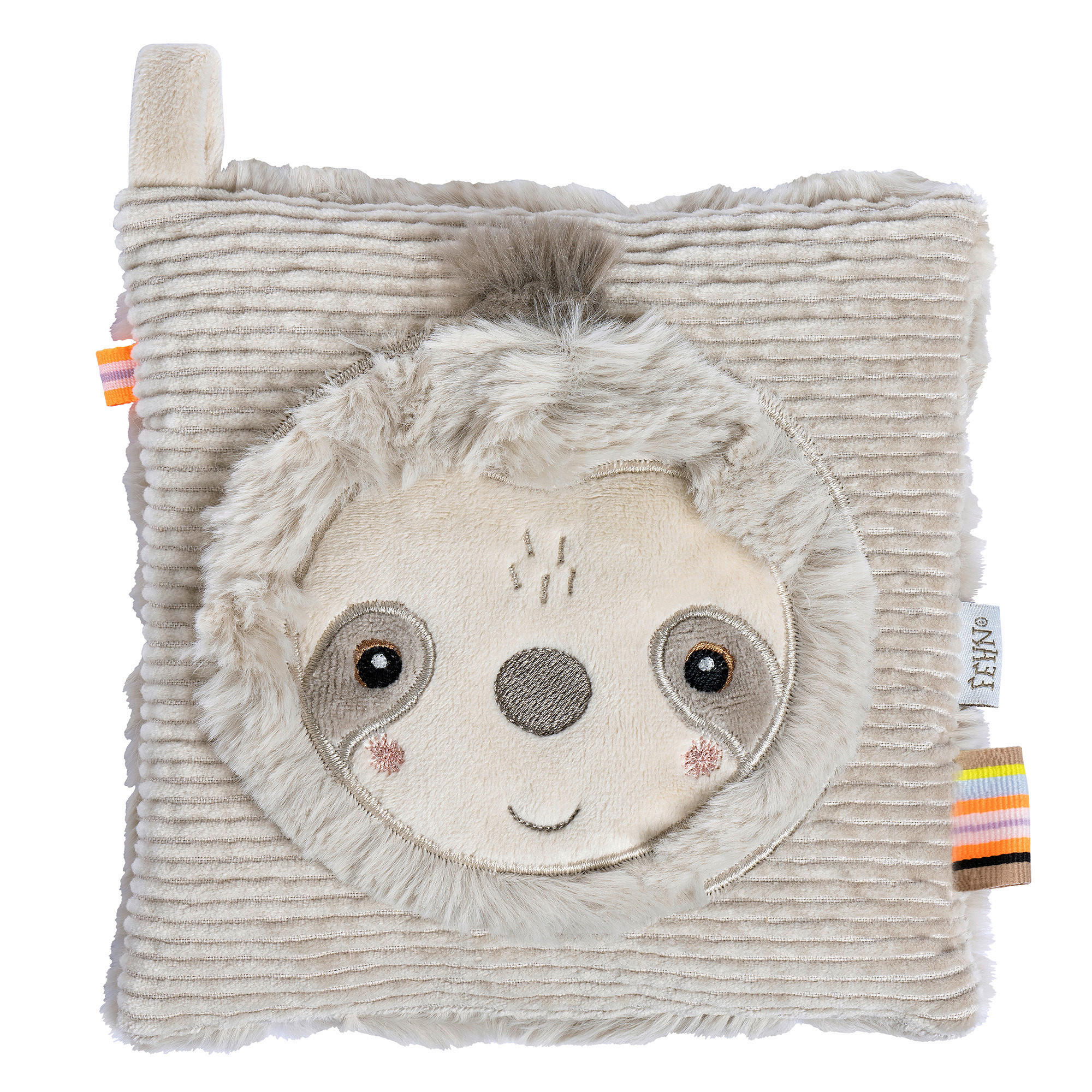 KIRSCHKERNKISSEN Faultier Lazy  - Hellgrau, Basics, Textil (17/17/1cm) - Fehn
