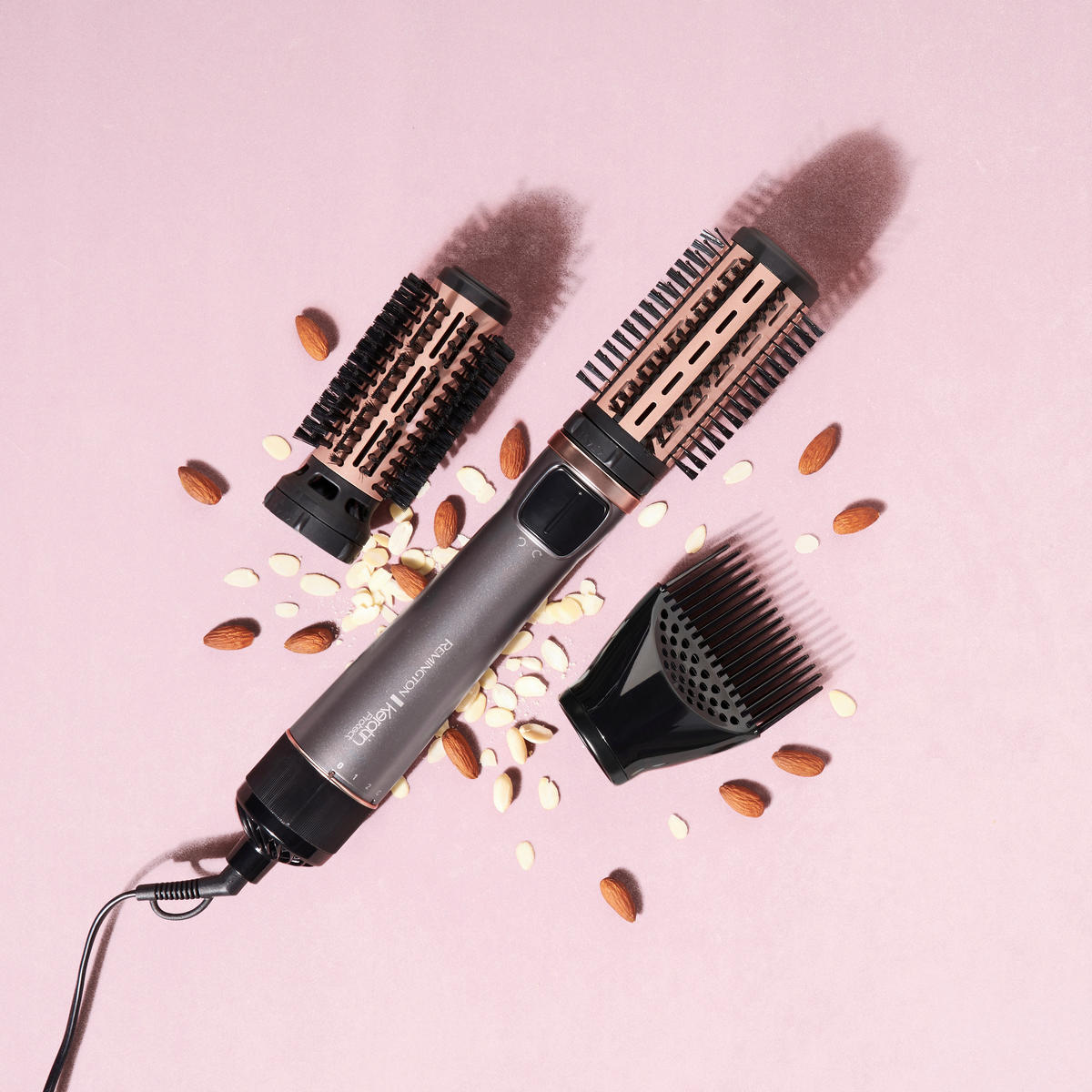 HAARSTYLER  - Roségold/Grau, Basics, Kunststoff (5,5/26,5/5,5cm) - Russell Hobbs